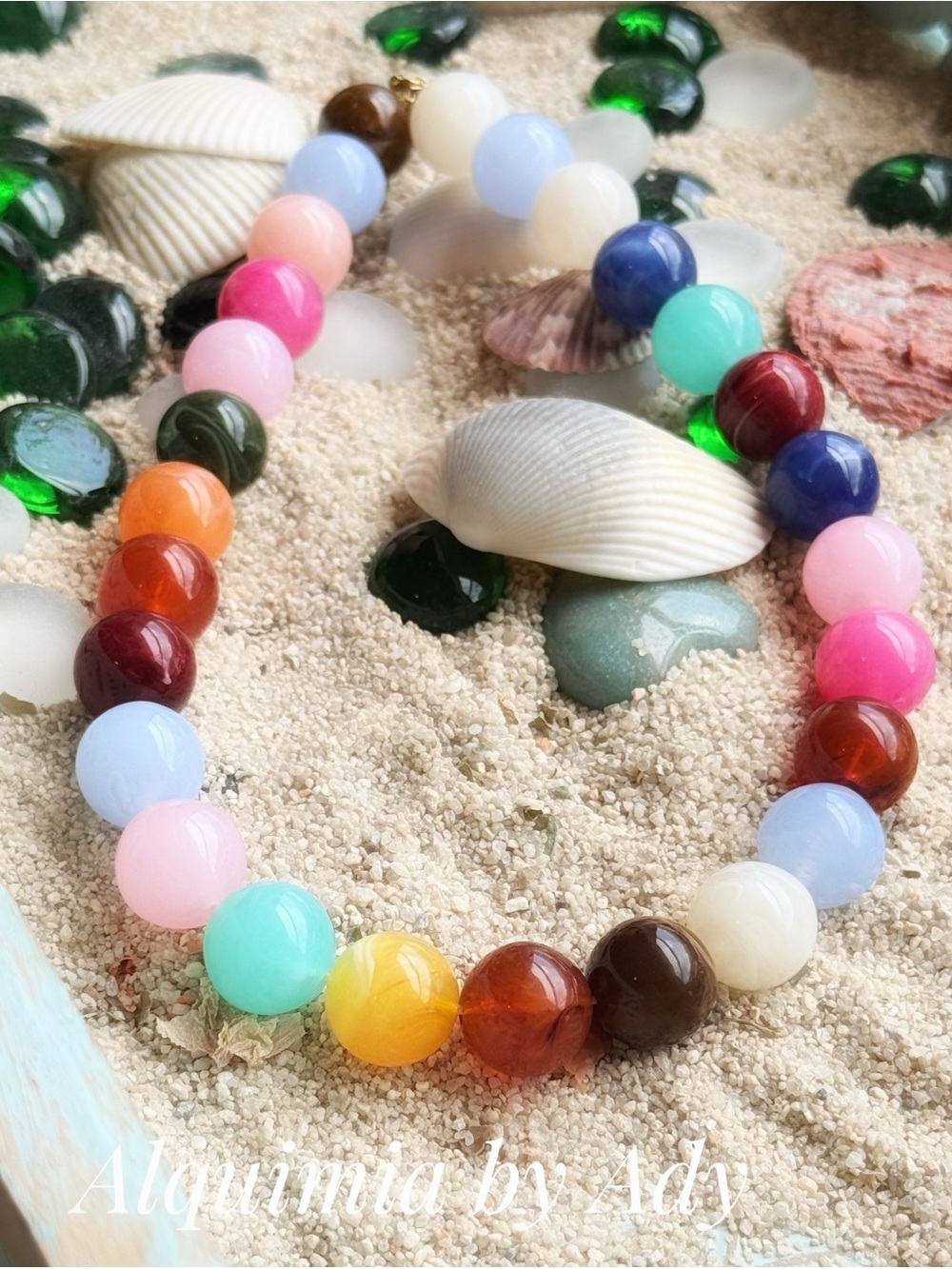 Multicolor Beaded Statement Necklace